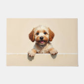 Cockapoo Hond Deurmat Kunst (Voorkant)