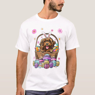 Cockapoo Hond Gelukkige Pasen T-shirt