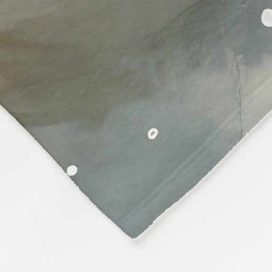 Cockapoo Hond in Sneeuw Kerstmis Fleece Deken (Hoek)