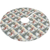 Cockapoo Hond in Sneeuw Kerstmis Kerstboom Rok (Gekanteld)