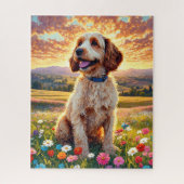 Cockapoo hond legpuzzel (Verticaal)