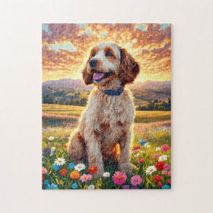 Cockapoo hond legpuzzel