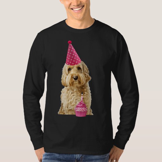 Cockapoo hond met cupcake Cockapoo Mom Cockerpoo T-shirt (Voorkant)