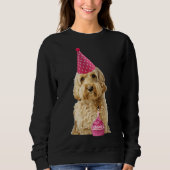 Cockapoo hond met cupcake Cockapoo Mom Cockerpoo Trui (Voorkant)