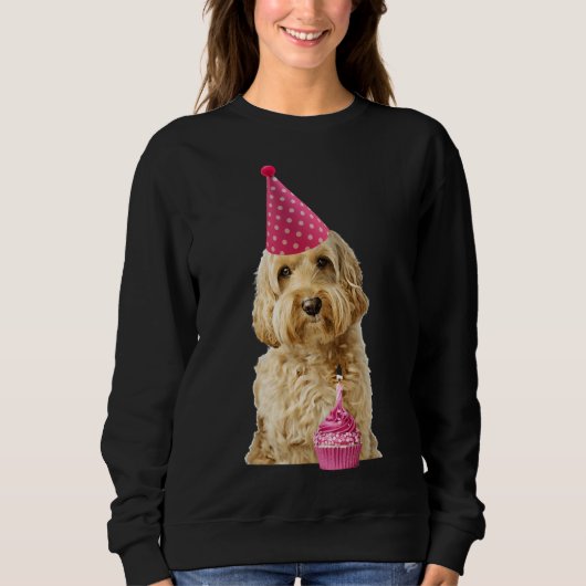 Cockapoo hond met cupcake Cockapoo Mom Cockerpoo Trui (Voorkant)