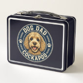 Cockapoo hond papa lunchbox (Voorkant)