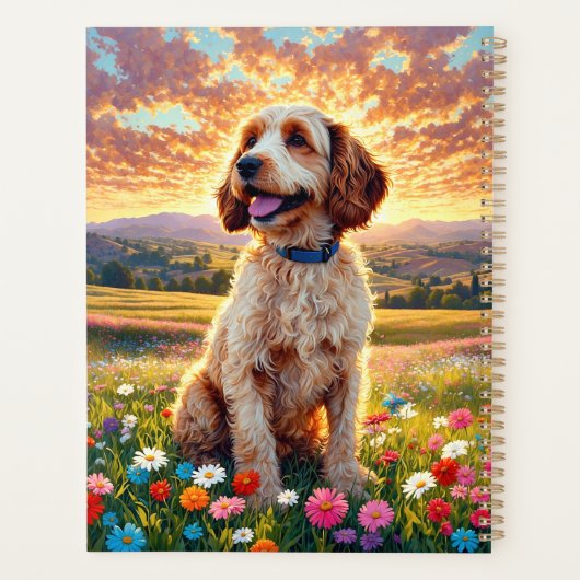 Cockapoo hond planner (Achterkant)