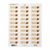 Cockapoo-hond retouradreslabel etiket (Full Sheet)