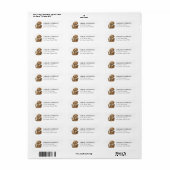 Cockapoo-hond retouradreslabels etiket (Full Sheet)