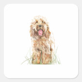Cockapoo Hond Sticker (Voorkant)