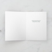 Cockapoo-hond Witte Rozen en Saliegroen Beterschap Kaart (Binnen)