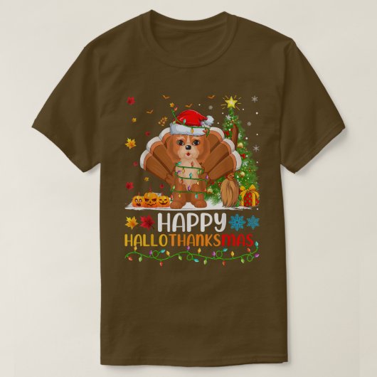 Cockapoo Hondenliefhebber Funny Happy Cockapoo Hel T-shirt (Design voorkant)