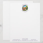 Cockapoo Hondenuitlater Aangepast Logo Briefpapier Briefhoofd (Voorkant / Achterkant)