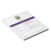 Cockapoo-hondenuitlater Aangepast ontvangstblokboe Notitieblok (Schuin)