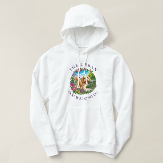 Cockapoo Hondenuitlater Custom Logo Hoodie (Design voorkant)