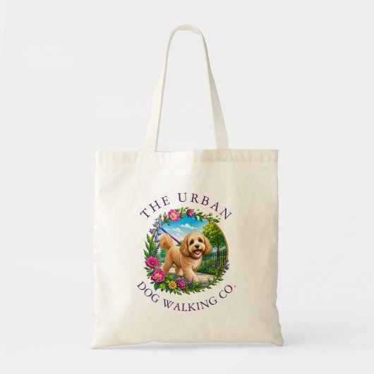 Cockapoo Hondenuitlater Trainer Tote Bag (Voorkant)