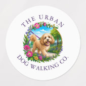 Cockapoo Hondenuitlater Waterdichte Labels met Eig (Design 2)
