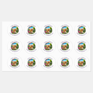 Cockapoo hondenwandel dagopvang stickers