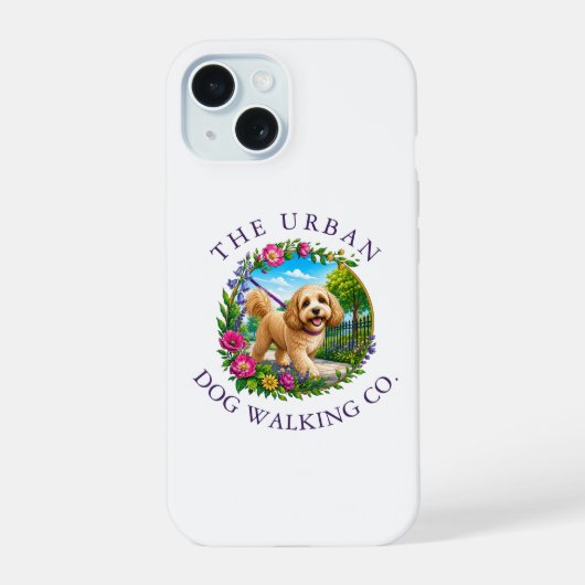 Cockapoo hondenwandelaccessoire iPhone hoesje 15 Case (Achterkant)
