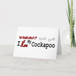 Cockapoo (I Love) Wenskaart Kaart