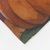 Cockapoo in Autumn verlaat Thanksgiving Fleece Deken (Hoek)