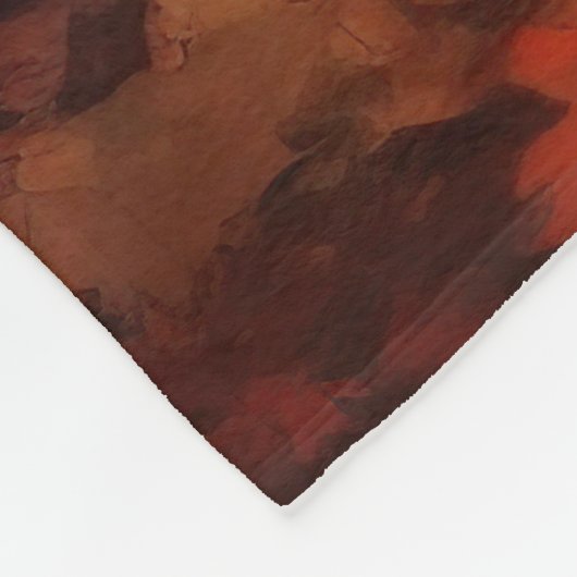 Cockapoo in de herfst laat Herfst inspireren Fleece Deken (Hoek)