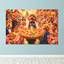 Cockapoo Italiaans straatmuurschildering – Luxe ku