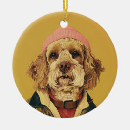 Cockapoo Keramisch Ornament