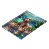 Cockapoo Kerst Feestelijke Reis Notitieboek (Linkerzijde)