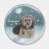 Cockapoo-kerstcadeaus Magneet (Voorkant)