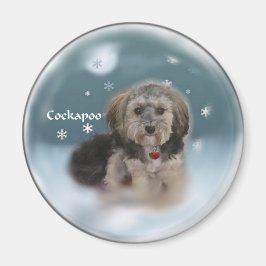 Cockapoo-kerstcadeaus Magneet