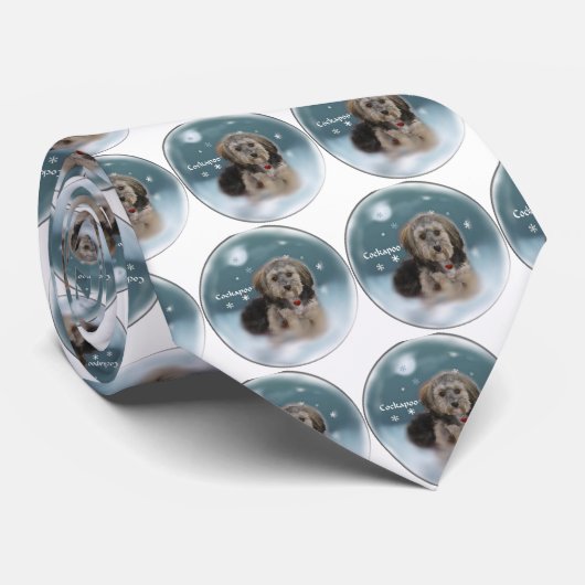 Cockapoo-kerstcadeaus Stropdas (Opgerold)