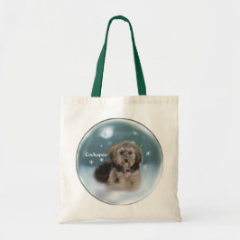 Cockapoo-kerstcadeaus Tote Bag