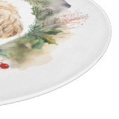 Cockapoo Kerstkrans feestelijke pup Snijplank (Hoek)