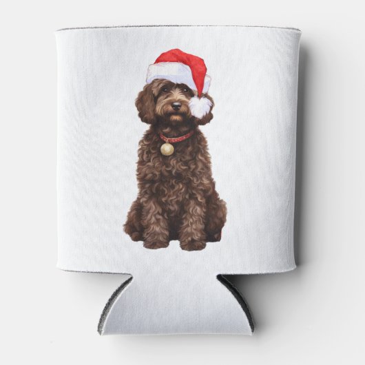 Cockapoo Kerstmis Blikjeskoeler (Voorkant)