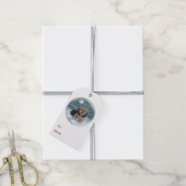 Cockapoo Kerstmis Cadeaulabel