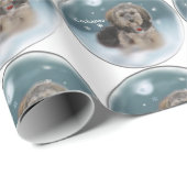 Cockapoo Kerstmis Cadeaupapier (Rol Hoek)