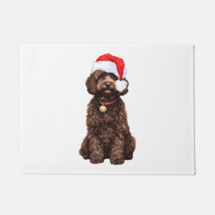Cockapoo Kerstmis Deurmat