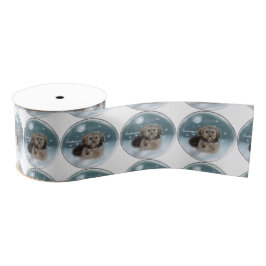 Cockapoo Kerstmis Grosgrain Lint