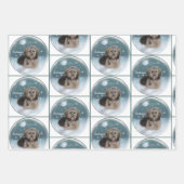 Cockapoo Kerstmis Inpakpapier Vel (Voorkant 2)