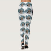 Cockapoo Kerstmis Leggings (Achterkant)