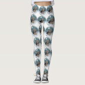 Cockapoo Kerstmis Leggings (Voorkant)