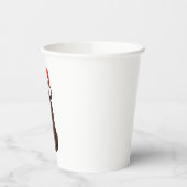 Cockapoo Kerstmis Papieren Bekers (Links)