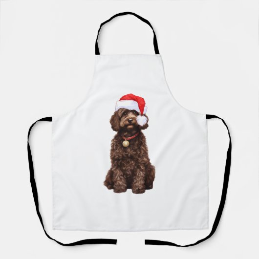 Cockapoo Kerstmis Schort (Voorkant)
