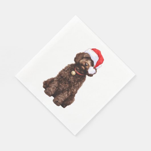 Cockapoo Kerstmis Servet (Hoek)