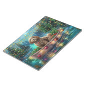 Cockapoo kerstvakantie notitieblok (Schuin)