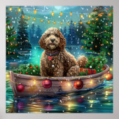 Cockapoo kerstvakantie poster (Voorkant)
