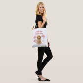 Cockapoo Kisses Valentine Wishes Dog Lover Tote Bag (Op model)