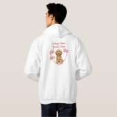 Cockapoo Kusjes Valentijn Wensen Hond Liefhebber Hoodie (Achterkant volledig)