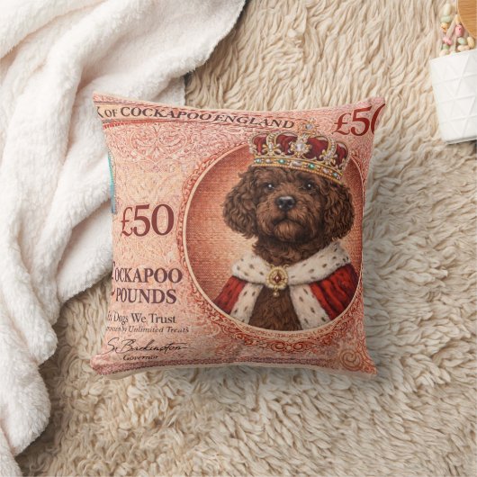 Cockapoo Kussen | Grappig Hond Liefhebber Cushion (Deken)